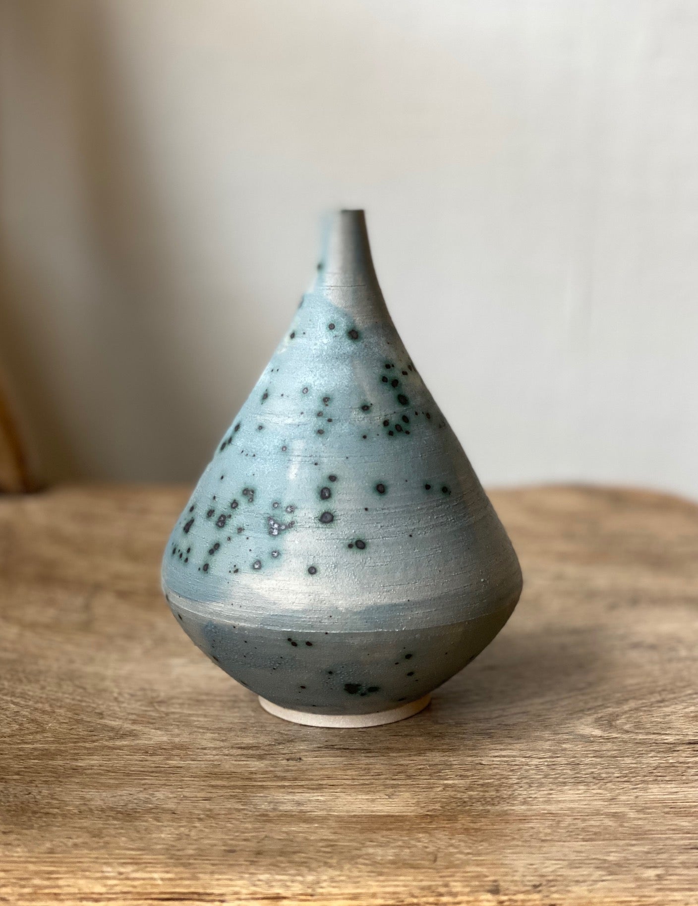 Speckle curve vase