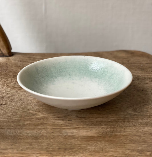 Blue spray saucer bowl, Iona Ceramics