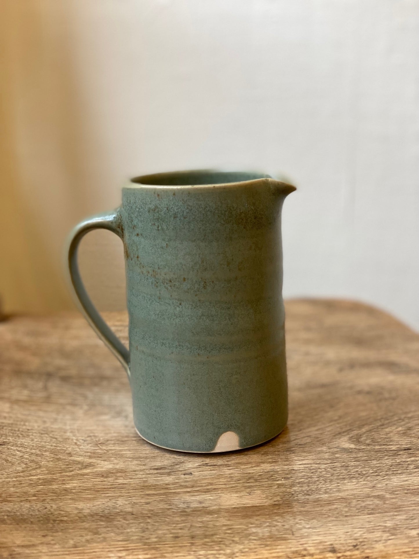 Mid blue jug, Iona Ceramics