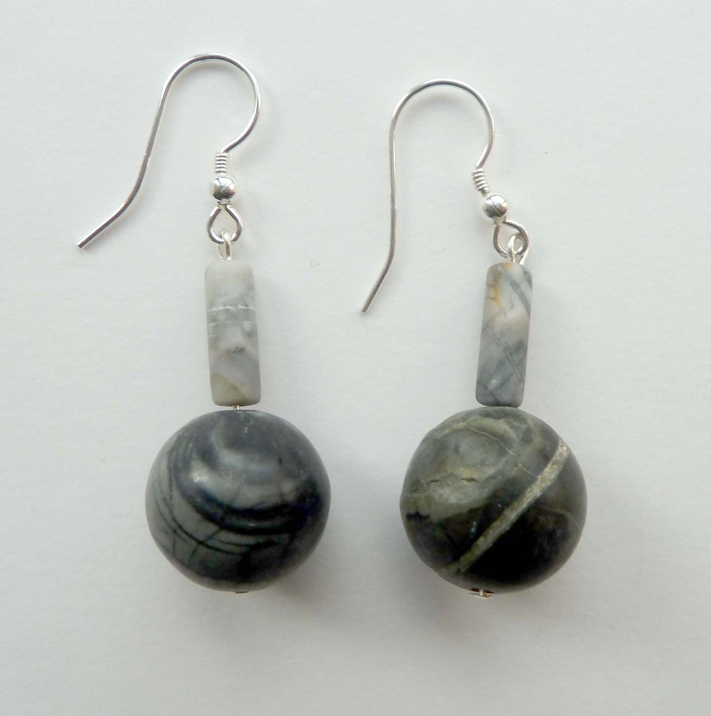 Earrings Picasso Jasper