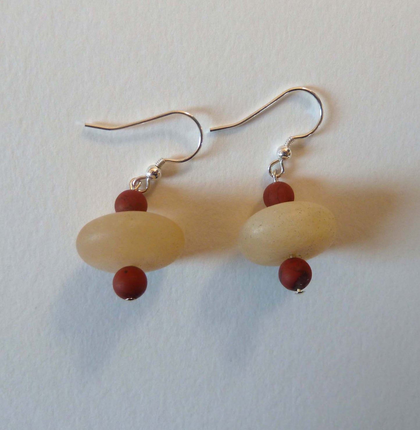 Earrings Red Creek Jasper and Jade