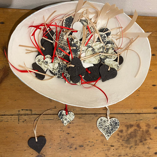 Medium Ceramic Hearts